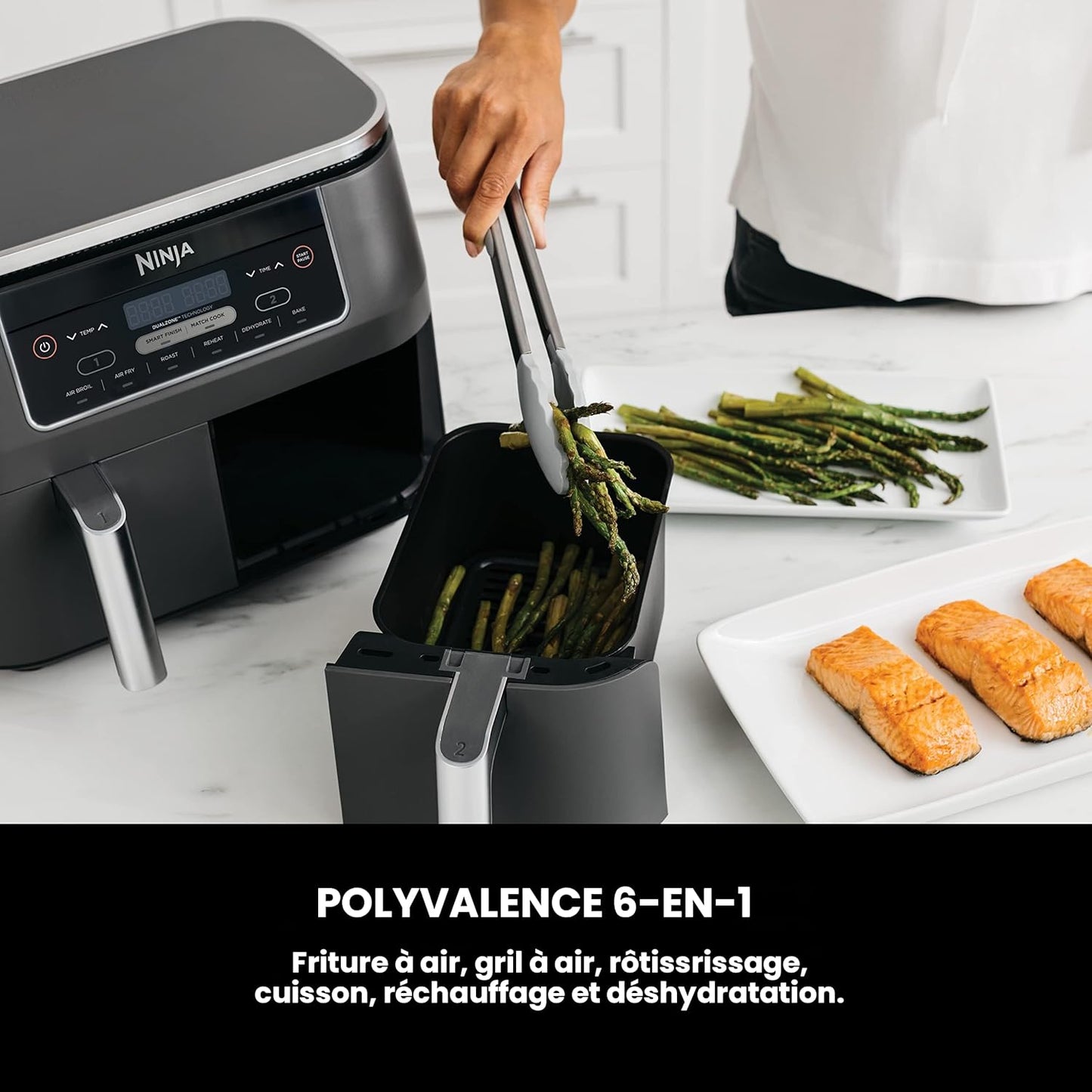 Air fryer NinjaFoodi 6-en-1 8-Qt.